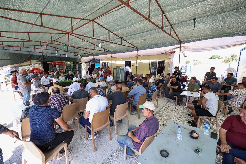 Başkan Ercengiz, fasulye üreticileri ile buluştu
