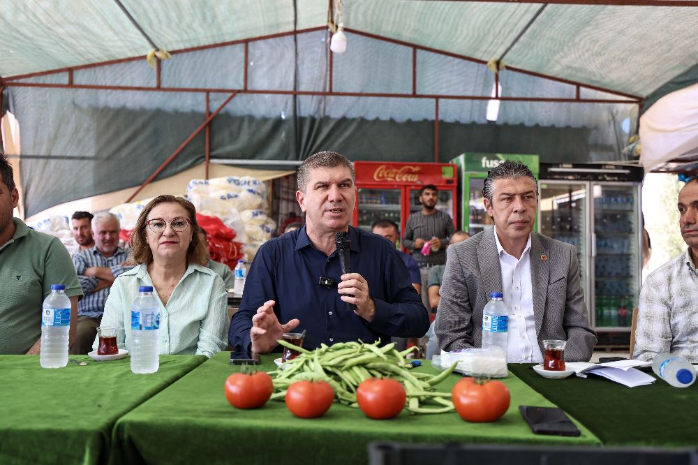 Başkan Ercengiz, fasulye üreticileri ile buluştu