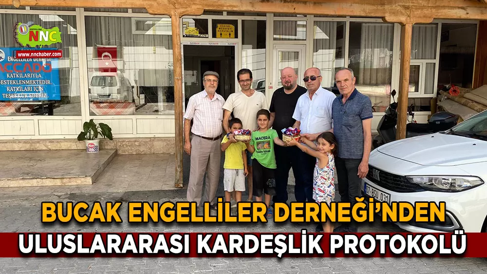 Bucak Engelliler Derneği’nden uluslararası kardeşlik protokolü