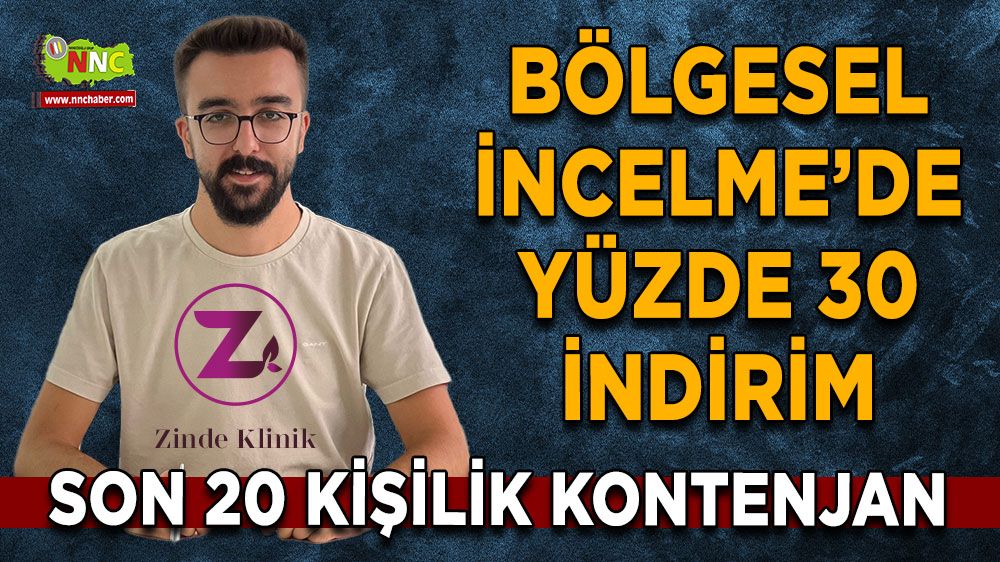 Bucak’ta yaz fırsatı Zinde Klinik’te %30 indirim son 20 kişi!