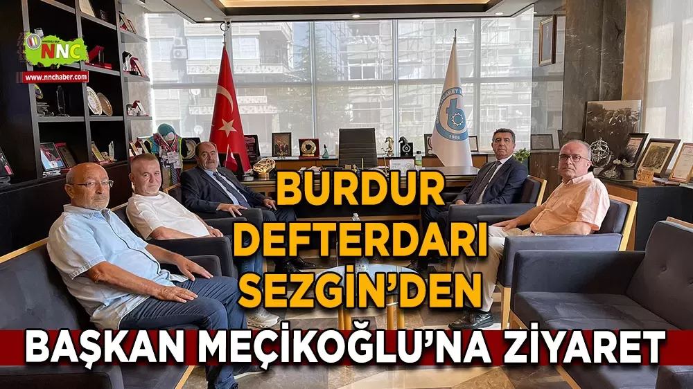 Burdur Defterdarı Veysel Sezgin’den BUTSO’ya ziyaret