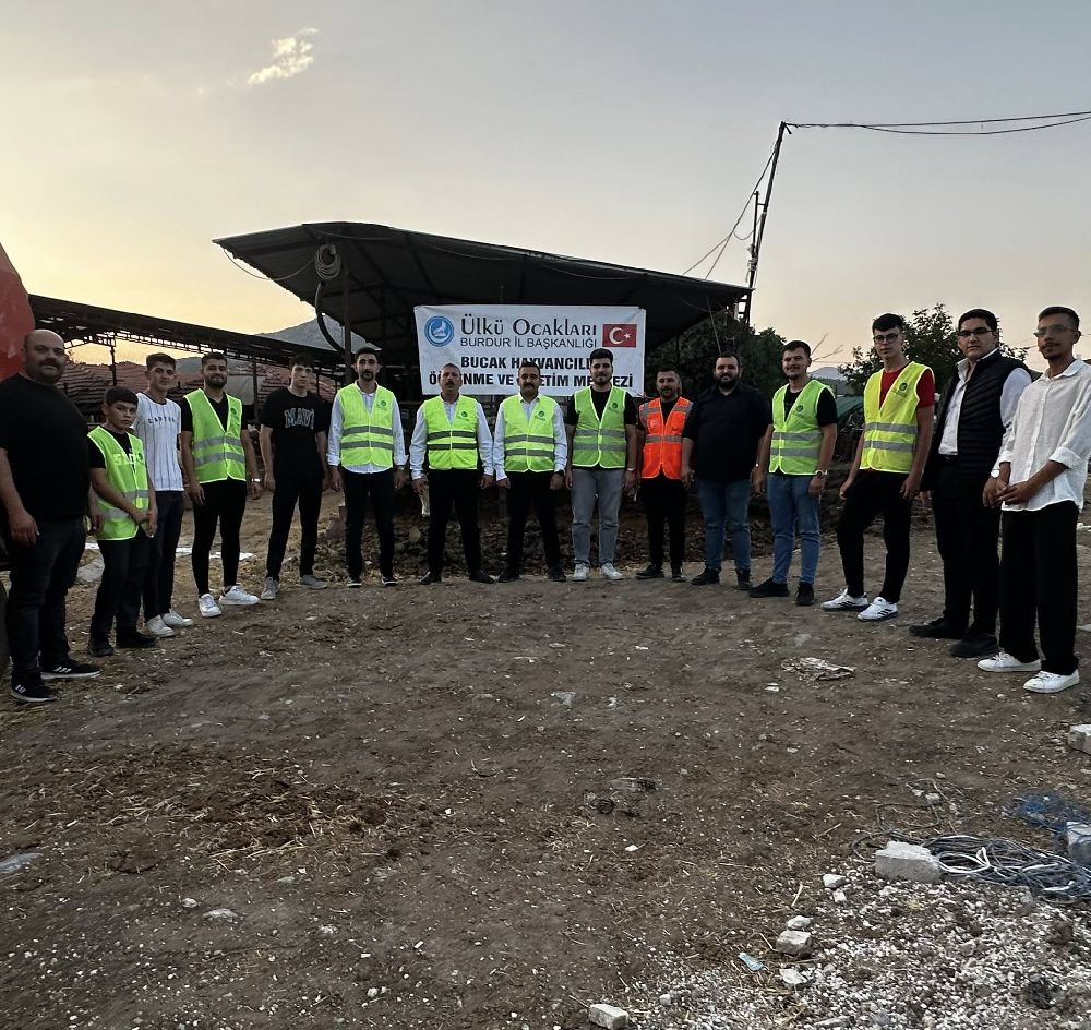 Burdur Ülkü Ocakları Bucak'ta kurdu Üretime ve emeğe yönlendirilecek