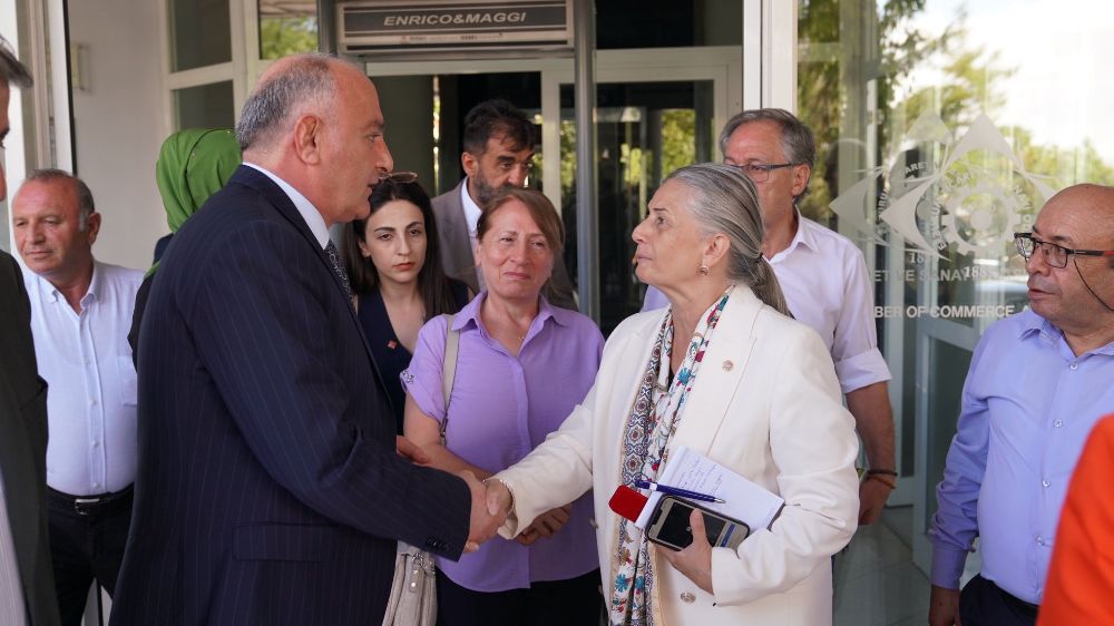  CHP heyetinden ETSO Başkanı Saim Özakalın’a ziyaret
