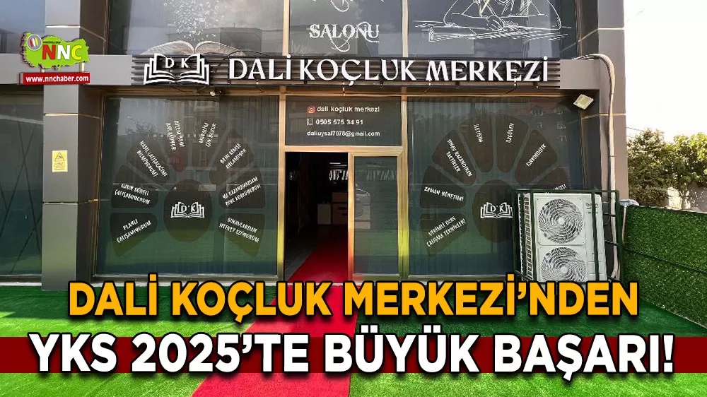 Dali Koçluk Merkezi’nden YKS 2025’te büyük başarı!