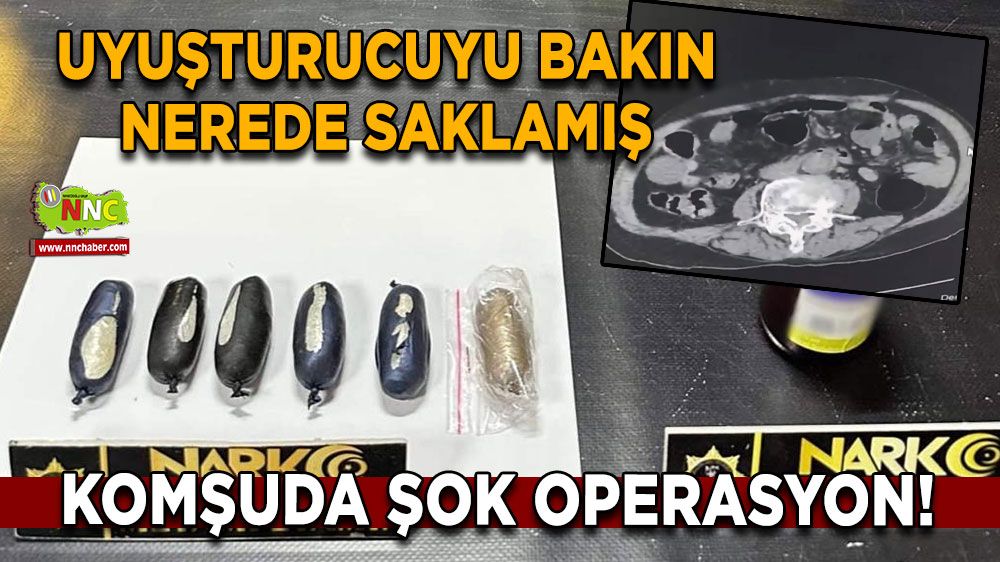 Denizli’de şok operasyon! Uyuşturucuyu bakın nerede saklamış