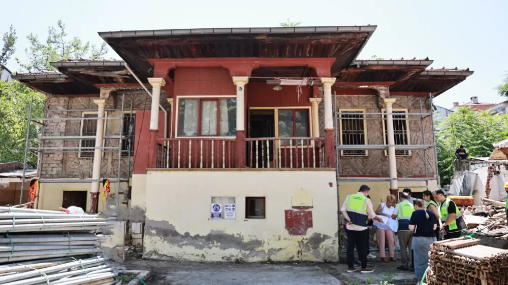 Denizli'de tarihi Abalı Evi restore ediliyor