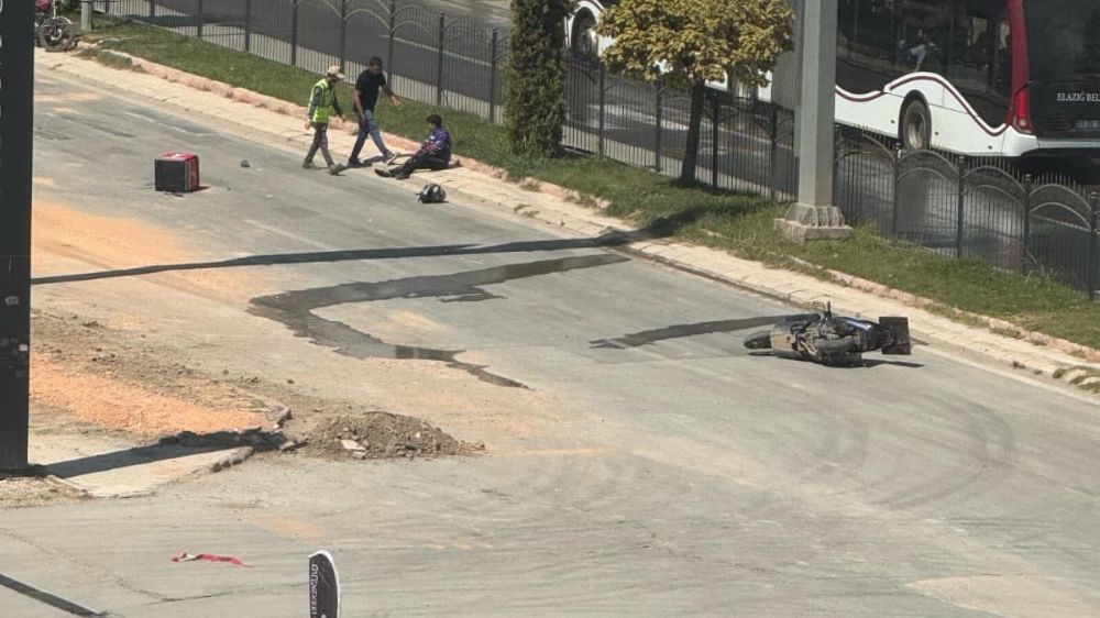 Elazığ'da trafik kazası! 1 kişi yaralandı