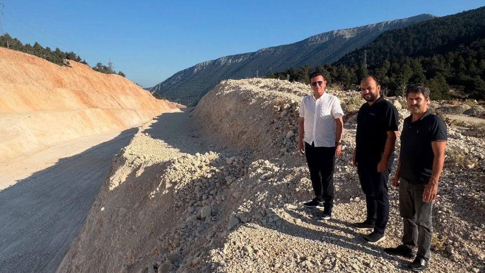 Elmalı-Finike Bölünmüş Yol Projesinde İkinci Etap Çalışmaları Devam Ediyor