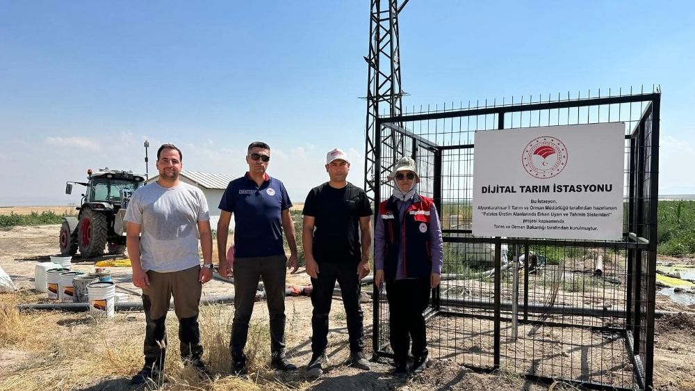 Emirdağ’da çiftçileri rahatlatacak sistem kuruldu