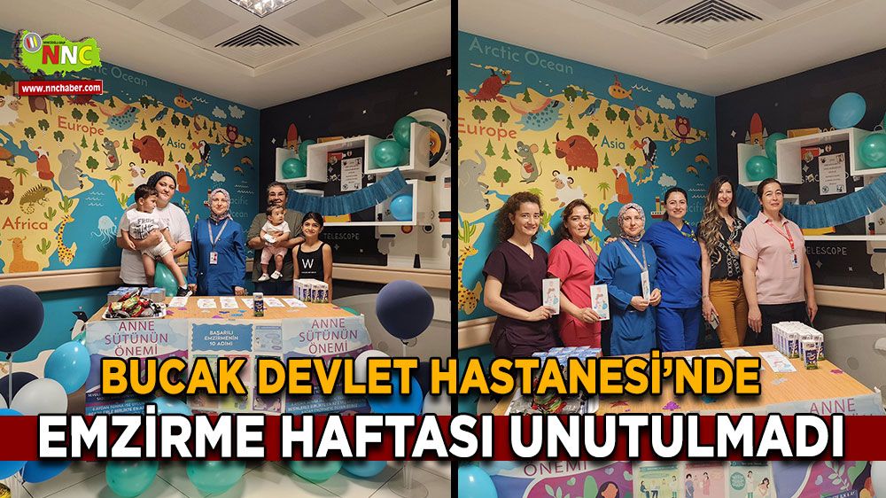 Emzirme Haftası Bucak Devlet Hastanesi’nde unutulmadı