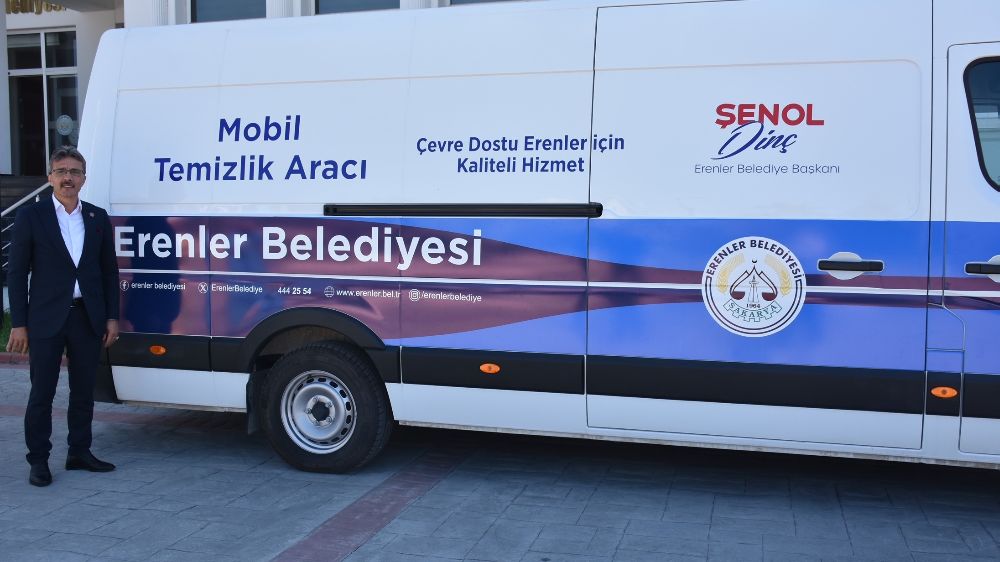 Erenler Belediyesi'nden yeni adım! Mobil temizlik aracı hizmete başladı