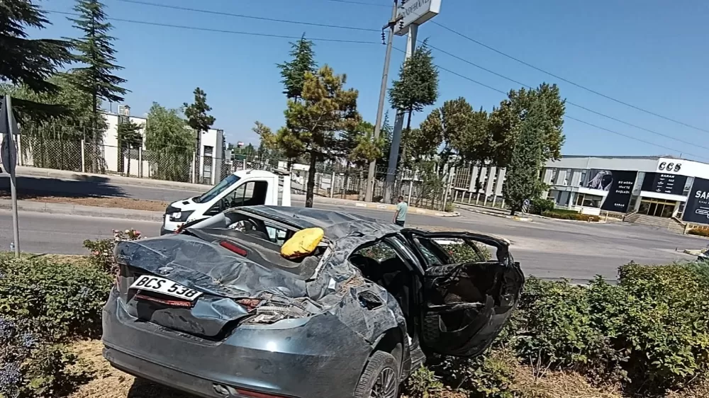 Eskişehir organize sanayi yolu kaza 1 ölü 4 yaralı 