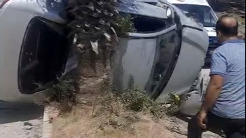 Hatay'da trafik kazası! 2 kişi yaralandı
