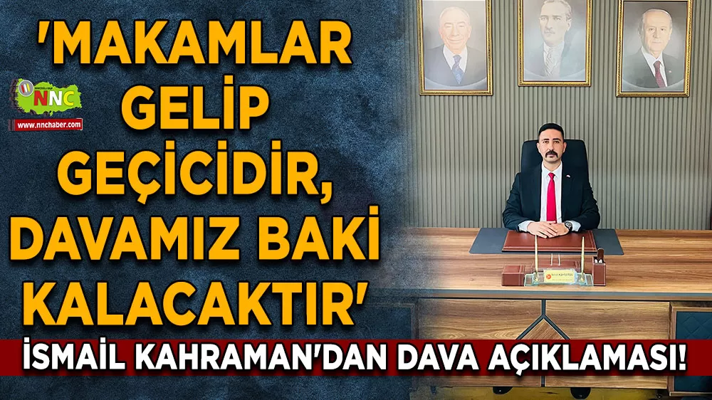 İsmail Kahraman'dan dava açıklaması! 'Makamlar gelip geçicidir, davamız baki kalacaktır'