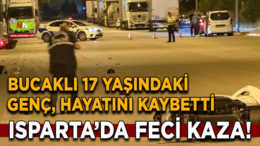 Isparta'da feci trafik kazası! 2 genç hayatını kaybetti