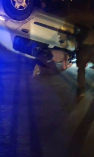 Isparta Şarkikaraağaç'ta Yol çalışmasını fark edemeyen sürücü takla attı 1 yaralı