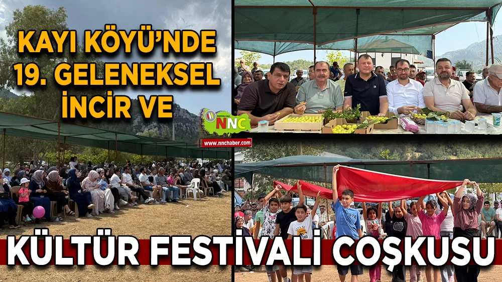 Kayı Köyünde gelenek devam ediyor İncir ve Kültür festivali yoğun ilgi