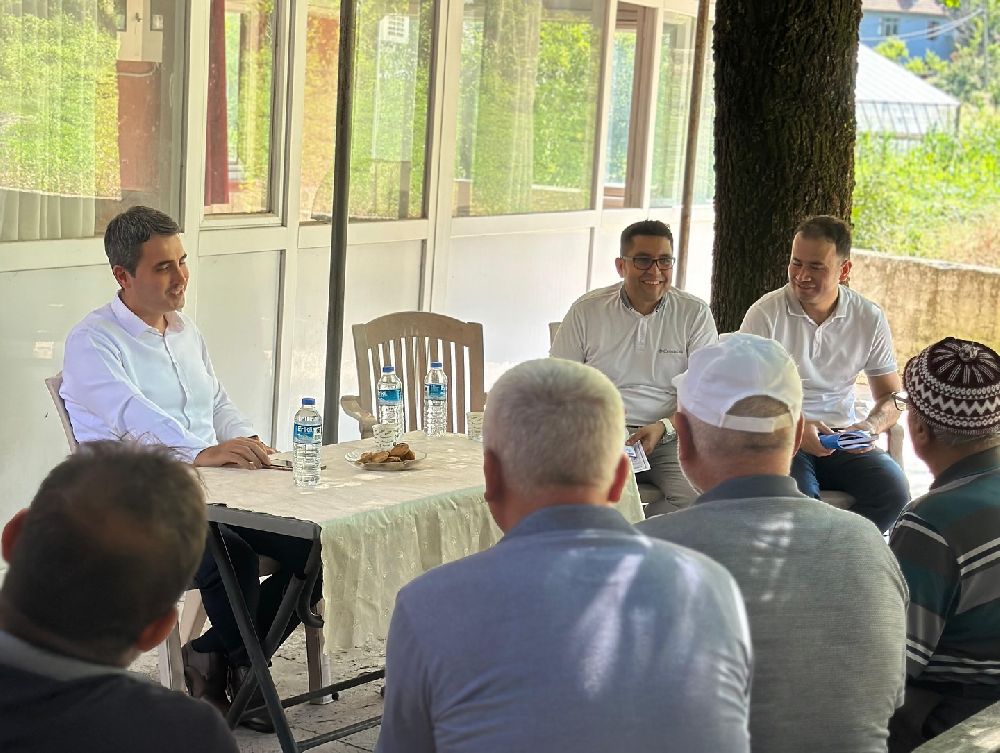 Kaymakam Can Kazım Kuruca Çobanpınar’da! Muhtar Necati Ay'a iadei ziyaret