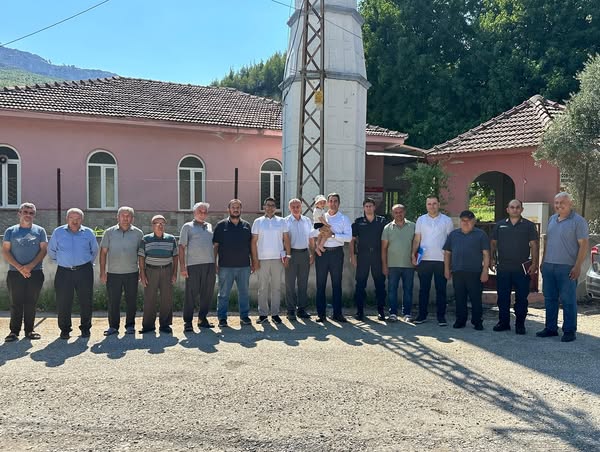 Kaymakam Can Kazım Kuruca Çobanpınar’da! Muhtar Necati Ay'a iadei ziyaret
