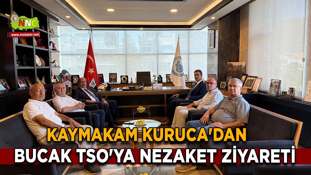 Kaymakam Kuruca'dan Başkan Meçikoğlu'na ziyaret
