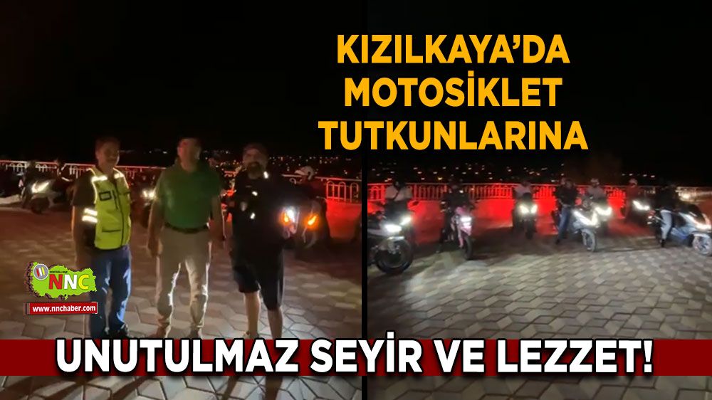 Kızılkaya’da motosiklet tutkunlarına unutulmaz seyir ve lezzet!