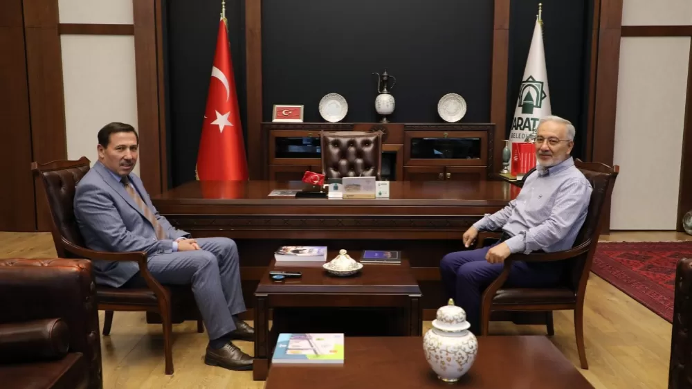 Konya Karatay Müftüsü Halil Taş’tan Başkan Hasan Kılca’ya Ziyaret