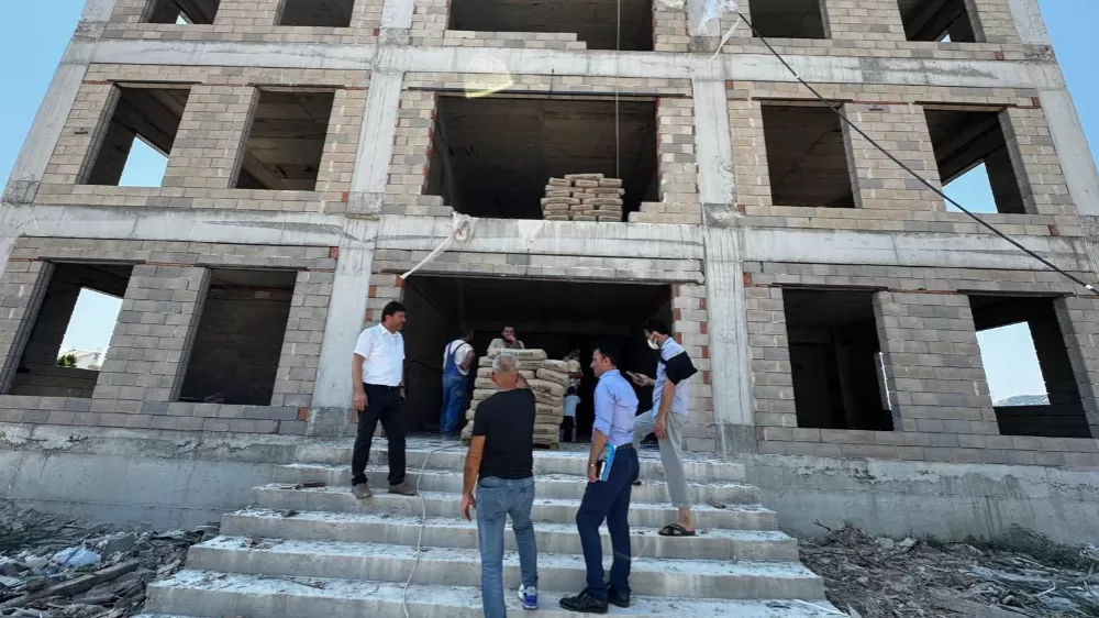 Manavgat'ta Yatılı Hafızlık Kız Kur'an Kursu'nun kaba inşaatı tamamlandı