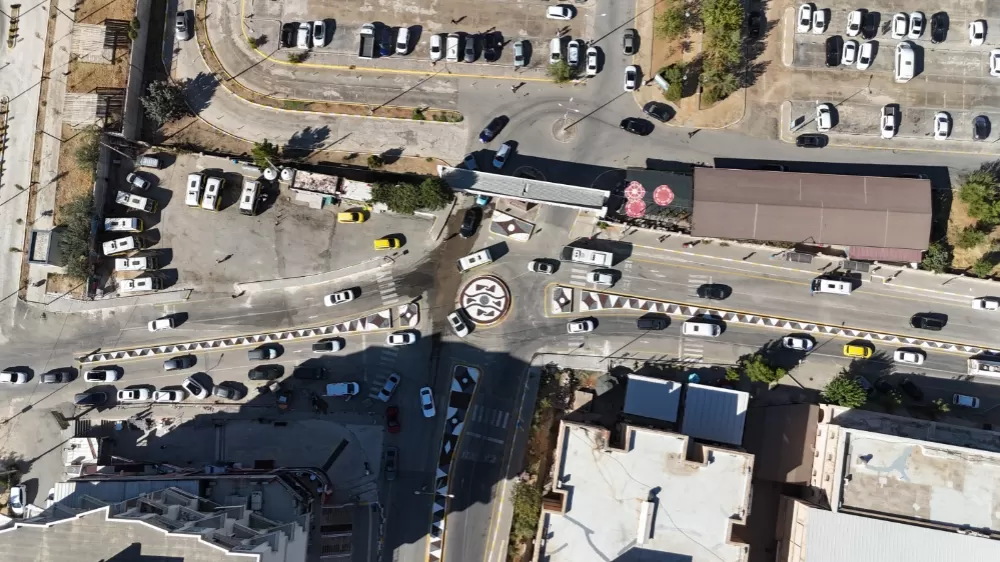 Mardin Eğitim ve Araştırma Hastanesi kavşağında düzenleme çalışmaları tamamlandı