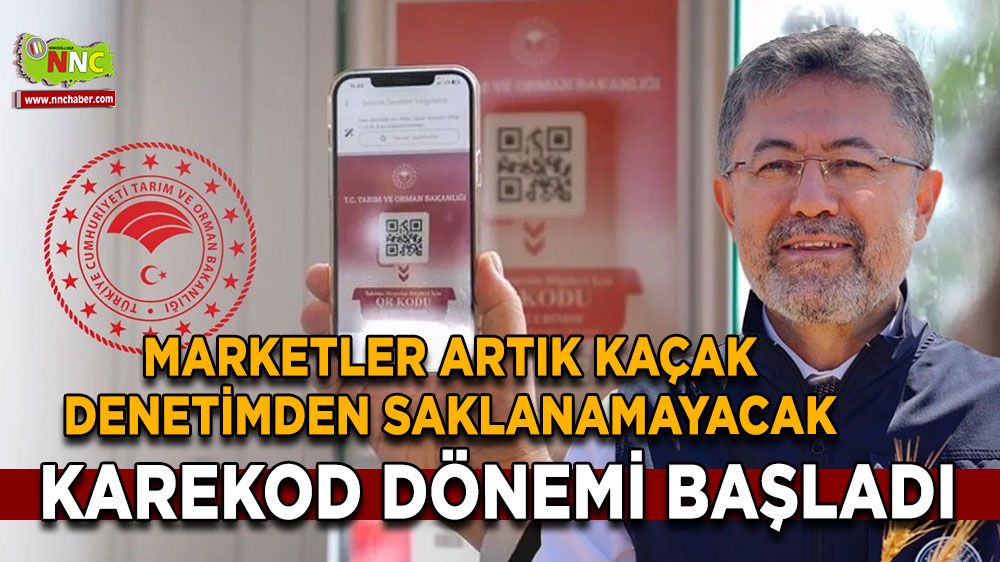 Marketler artık kaçak denetimden saklanamayacak Karekod dönemi başladı