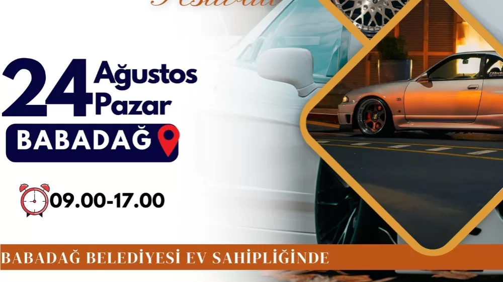 Modifiye araç meraklıları Babadağ’da buluşuyor