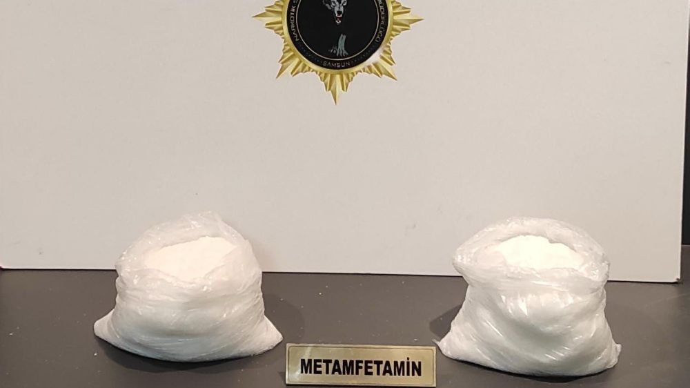 Samsun'da 2 kilo 117 gram metamfetamin ele geçirildi: 4 gözaltı