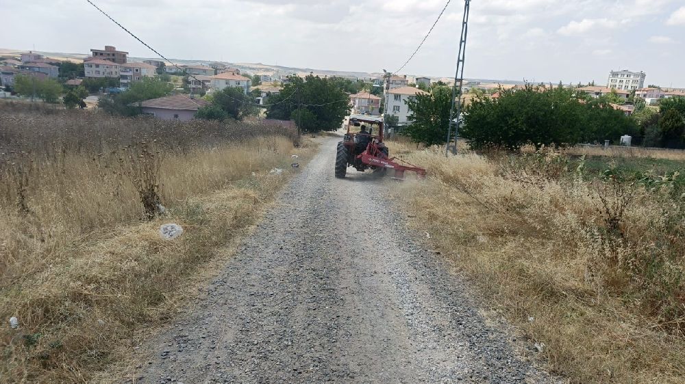 Silivri Belediyesi'nden yangınlara karşı önlem: Ot biçme ve temizlik çalışmaları yapıldı