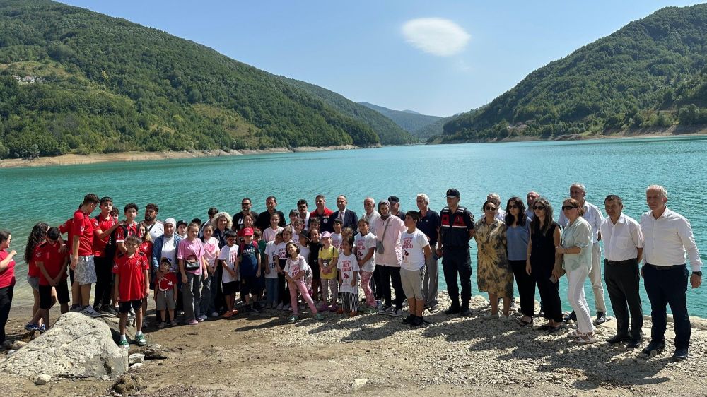  Sinop’ta baraj ve göletlere sazanlar bırakıldı