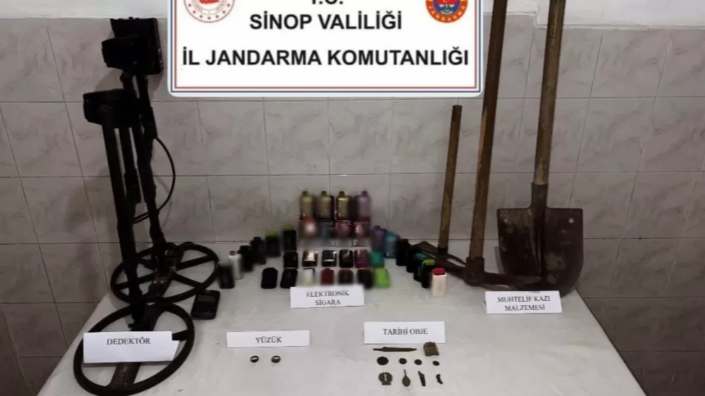 Sinop'ta kaçakçılık operasyonu! 1 kişi gözaltında 