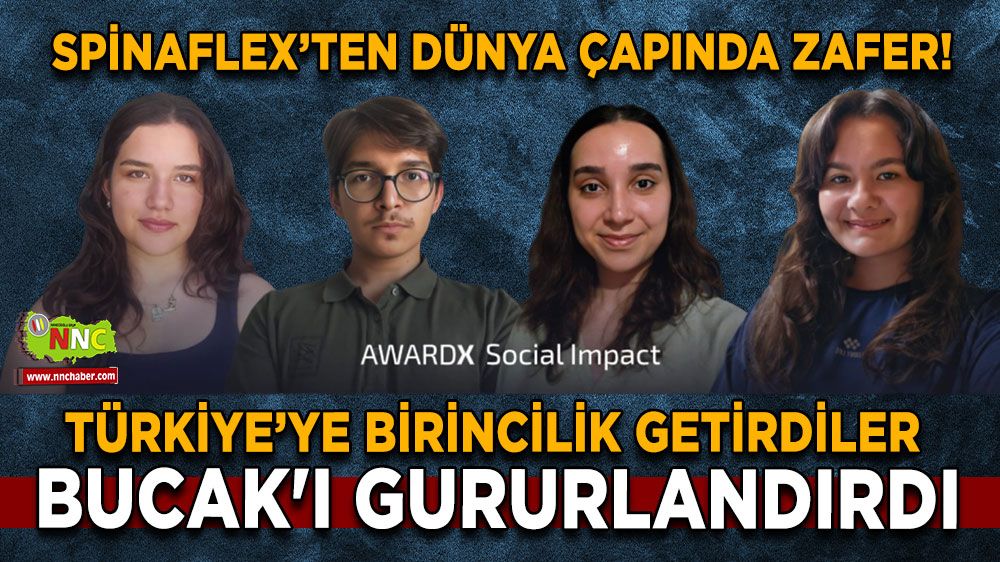 Spinaflex’ten dünya çapında zafer! Türkiye’ye birincilik getirdi Bucak'ı gururlandırdı