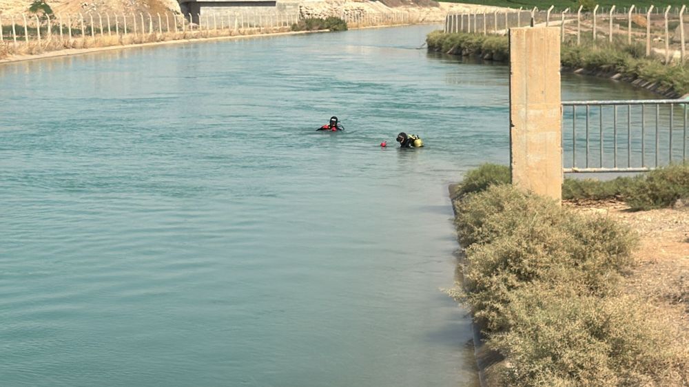 Sulama kanalında akıntıya kapılan genç için arama çalışmaları başlatıldı