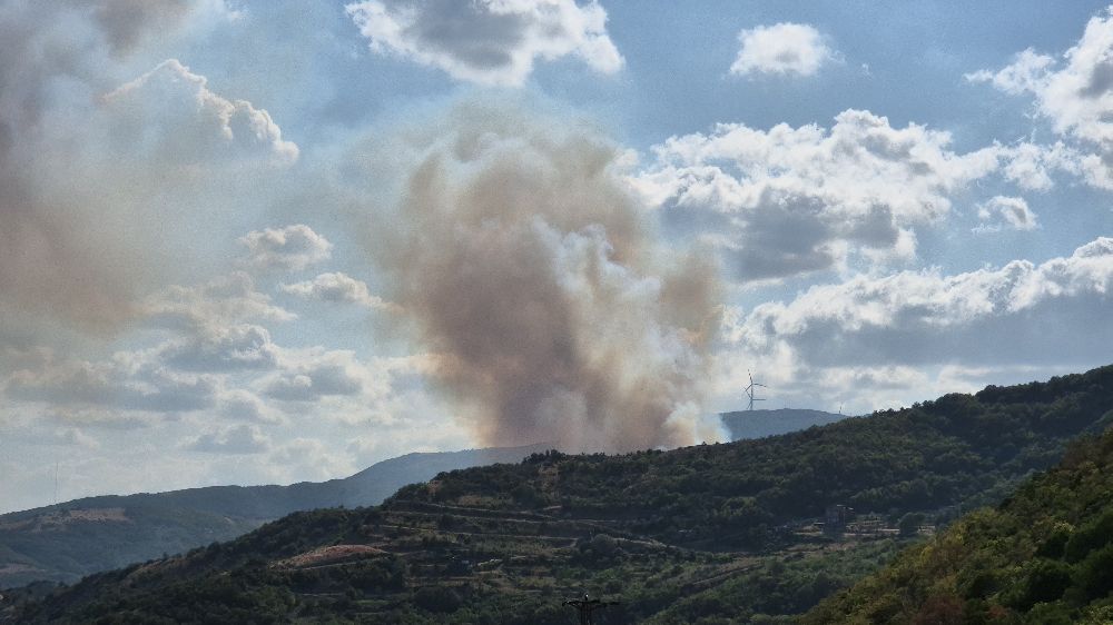 Tekirdağ'da sabah söndürülen yangın, öğleden sonra yeniden başladı