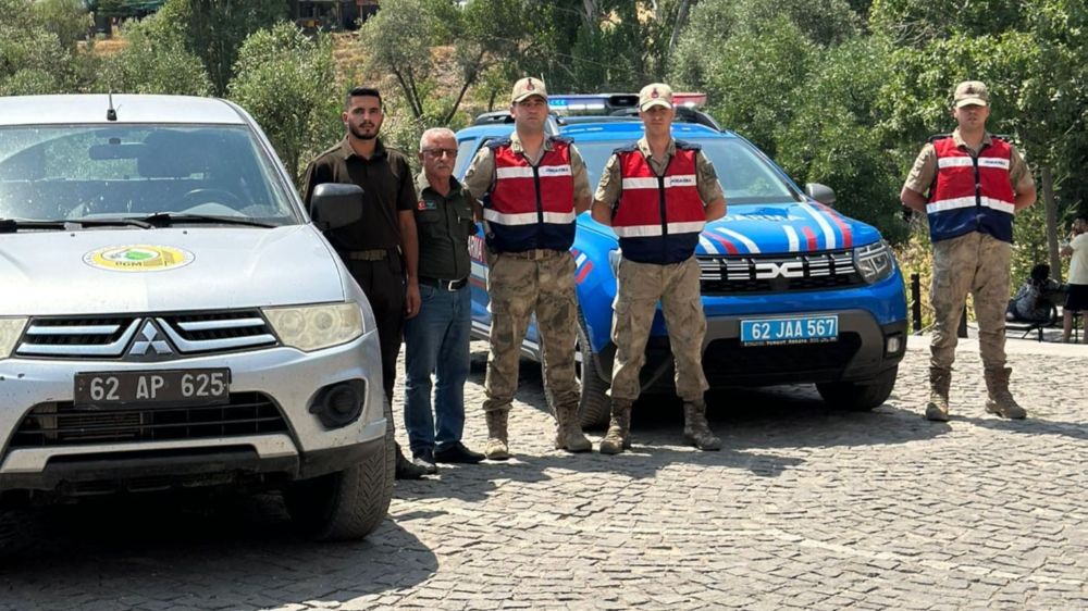 Tunceli’de jandarma ekiplerinden orman yangınları için anonslu uyarı