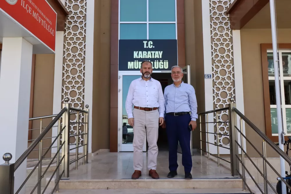 Konya İl Müftüsü Prof. Dr. Ali Öge’den Karatay İlçe Müftüsü Halil Taş’a Ziyaret