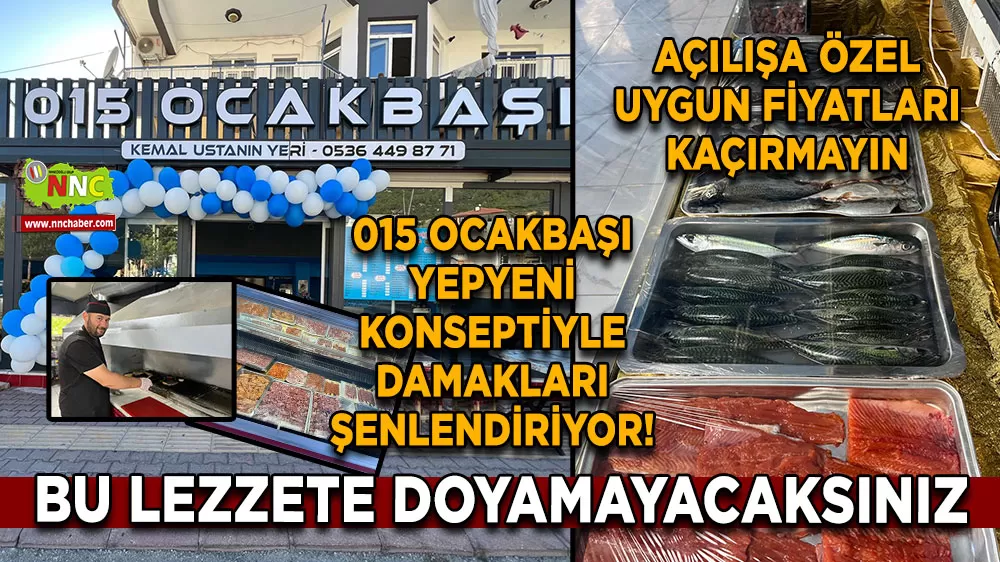 015 Ocakbaşı yepyeni konseptiyle damakları şenlendiriyor! Açılışa özel uygun fiyatlar
