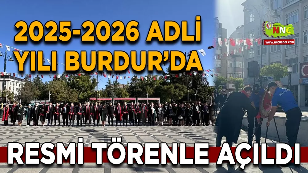 2025-2026 Adli yılı Burdur’da resmi törenle açıldı
