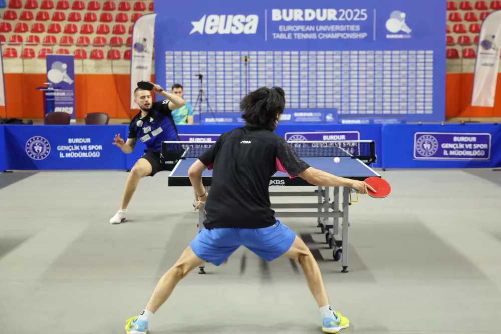 Avrupa Üniversitelerarası Masa Tenisi Şampiyonası sona erdi