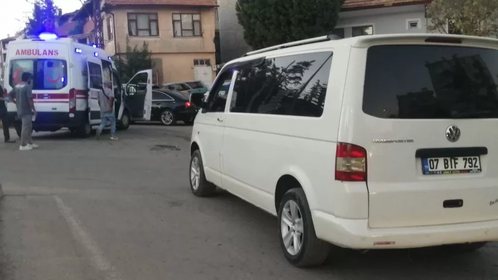 Isparta'da trafik kazası Motosiklet sürücüsü yaralandı