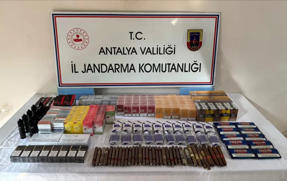 Antalya’da 1 milyon doldurulmuş makaron ele geçirildi
