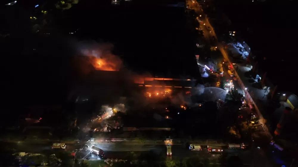 Kayseri'deki Fabrika yangınında 9 saat geride kaldı
