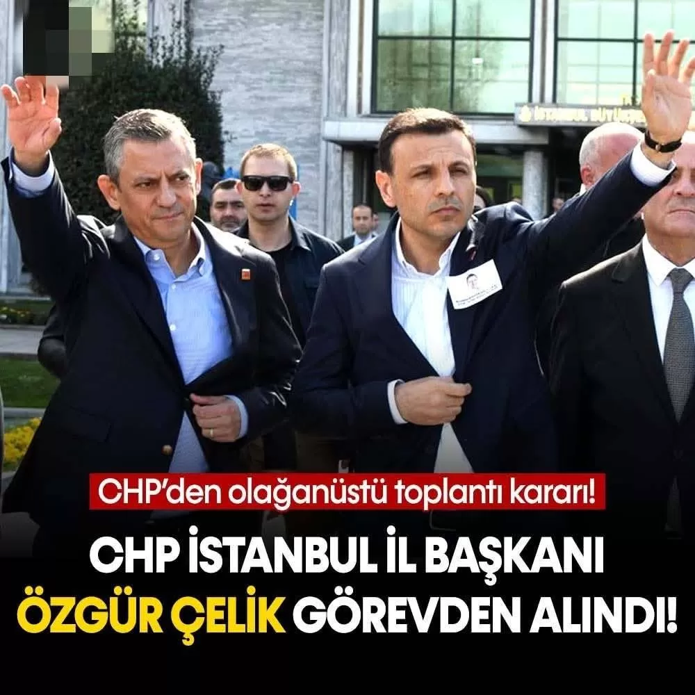 CHP Genel Başkanı Özel: "Gürsel Tekin'i partiden ihraç ettik"