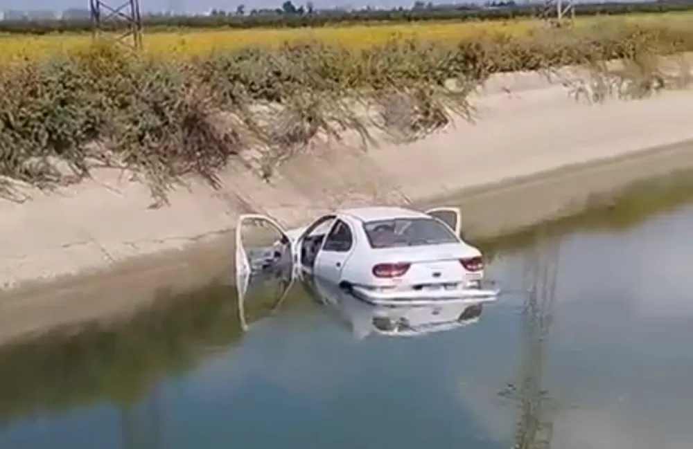 Adana Yüreğir'de otomobil sulama kanalına devrildi 1 ölü, 2 yaralı