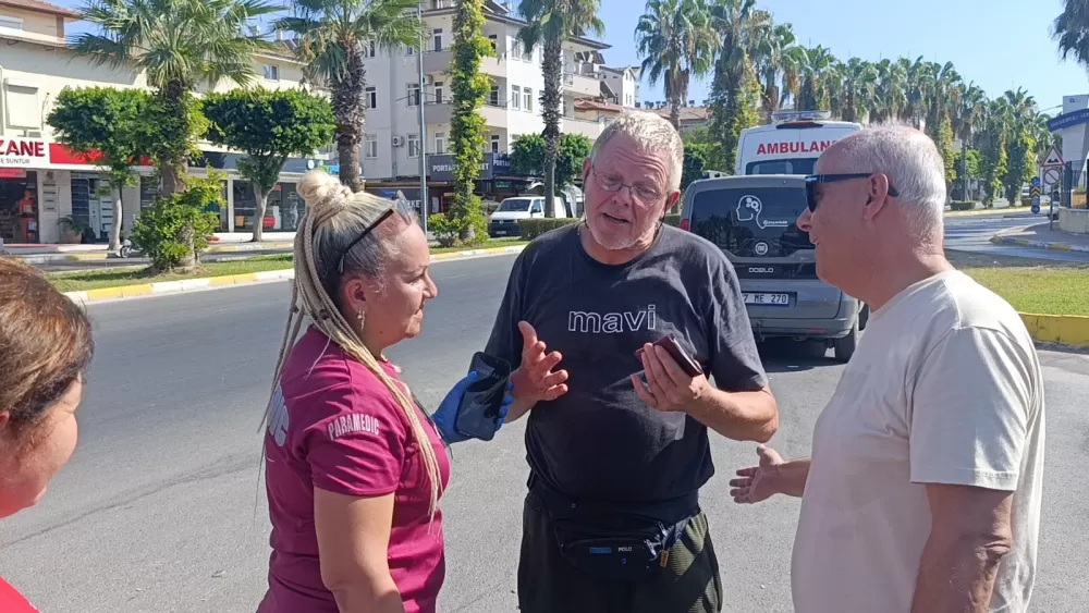 Manavgat’ta imza krizi! Belçikalı turist dakikalarca kaçtı, sonunda pes etti