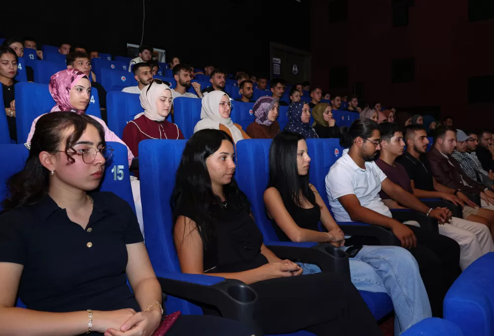 MAKÜ’de ilk ders Gazze