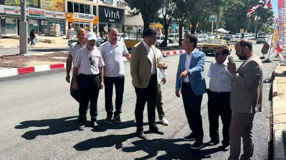 AK Parti Antalya Milletvekili Atay Uslu  Elmalı'daki Yol Çalışmalarını yerinde inceledi 